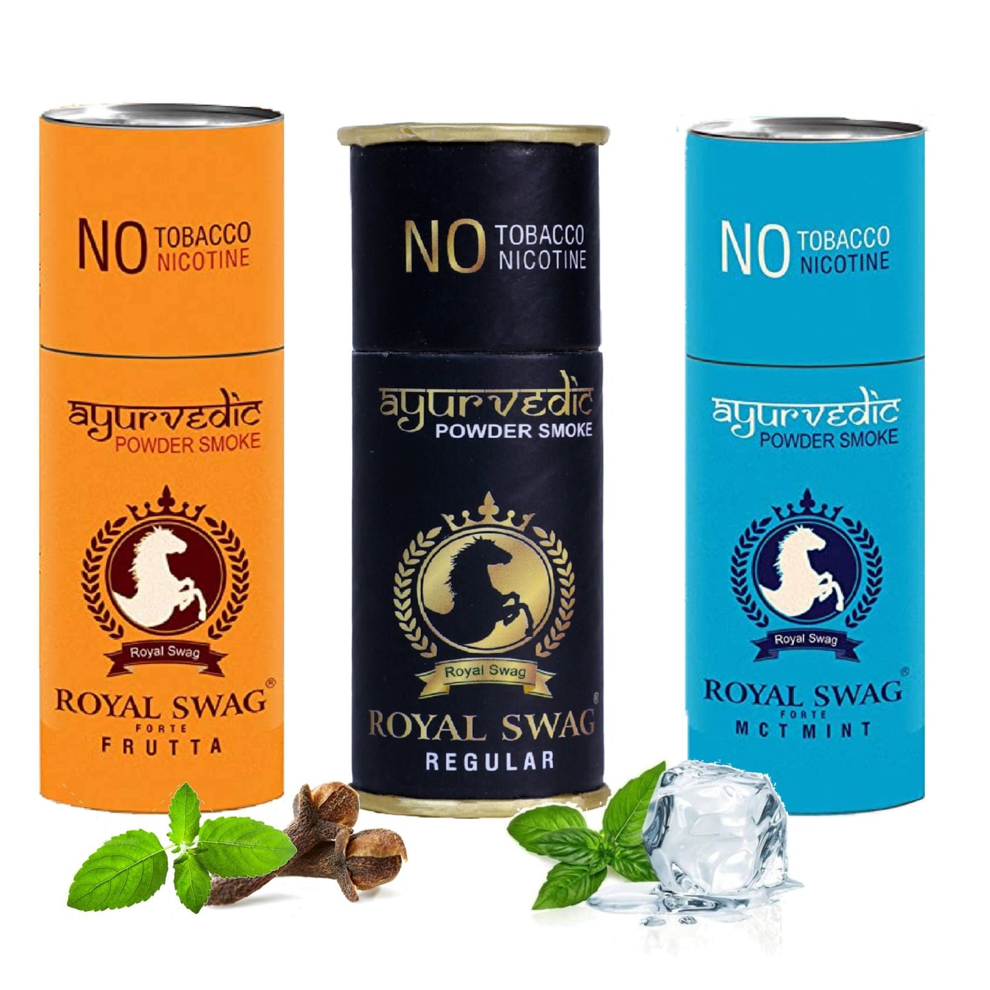 Herbal Cigarette Combo Pack of Regular, Mint and Frutta Flavour (5 Stick Each) | 15 Sticks