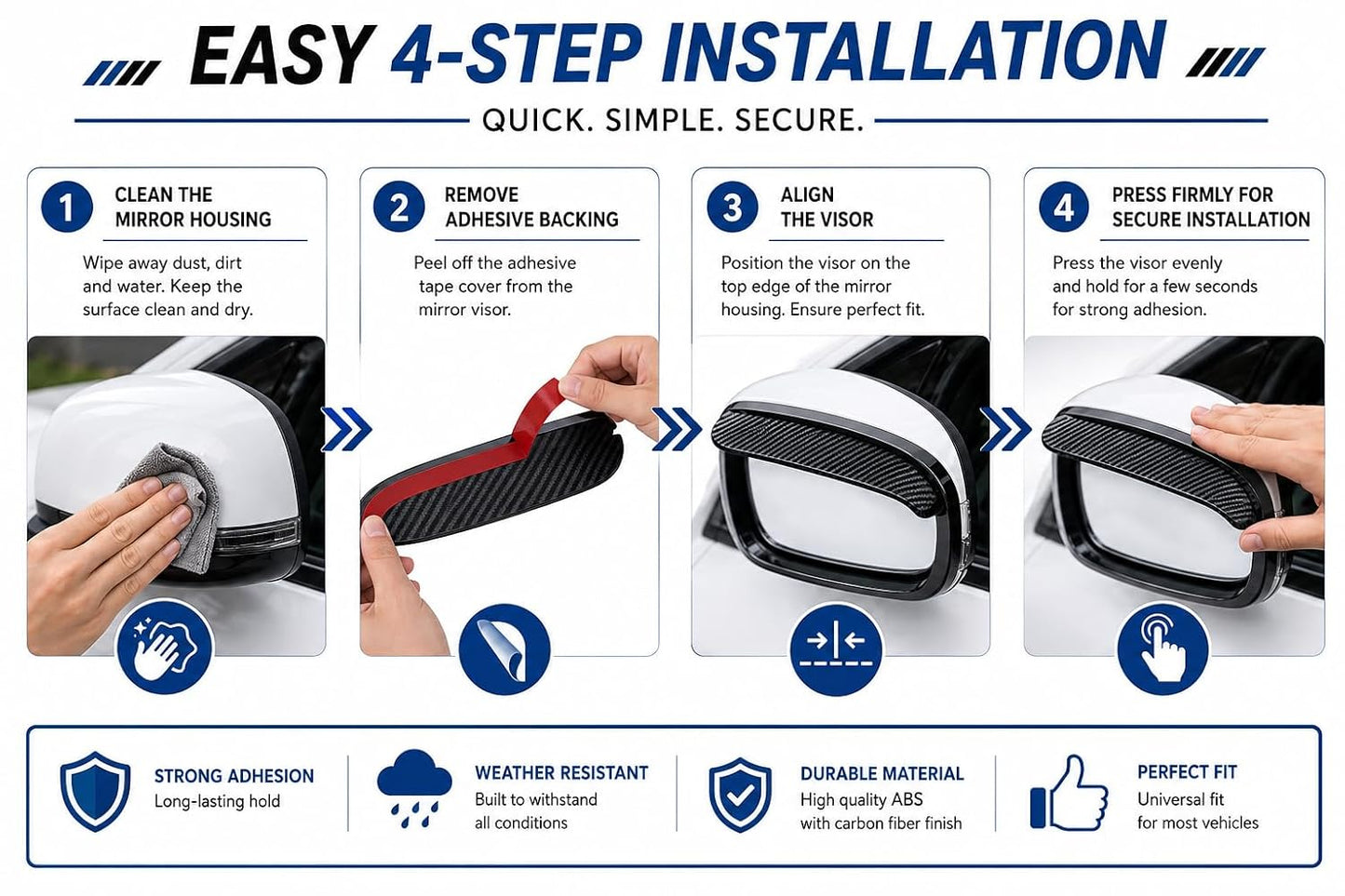 HD Wide-Angle Blind Spot Mirror