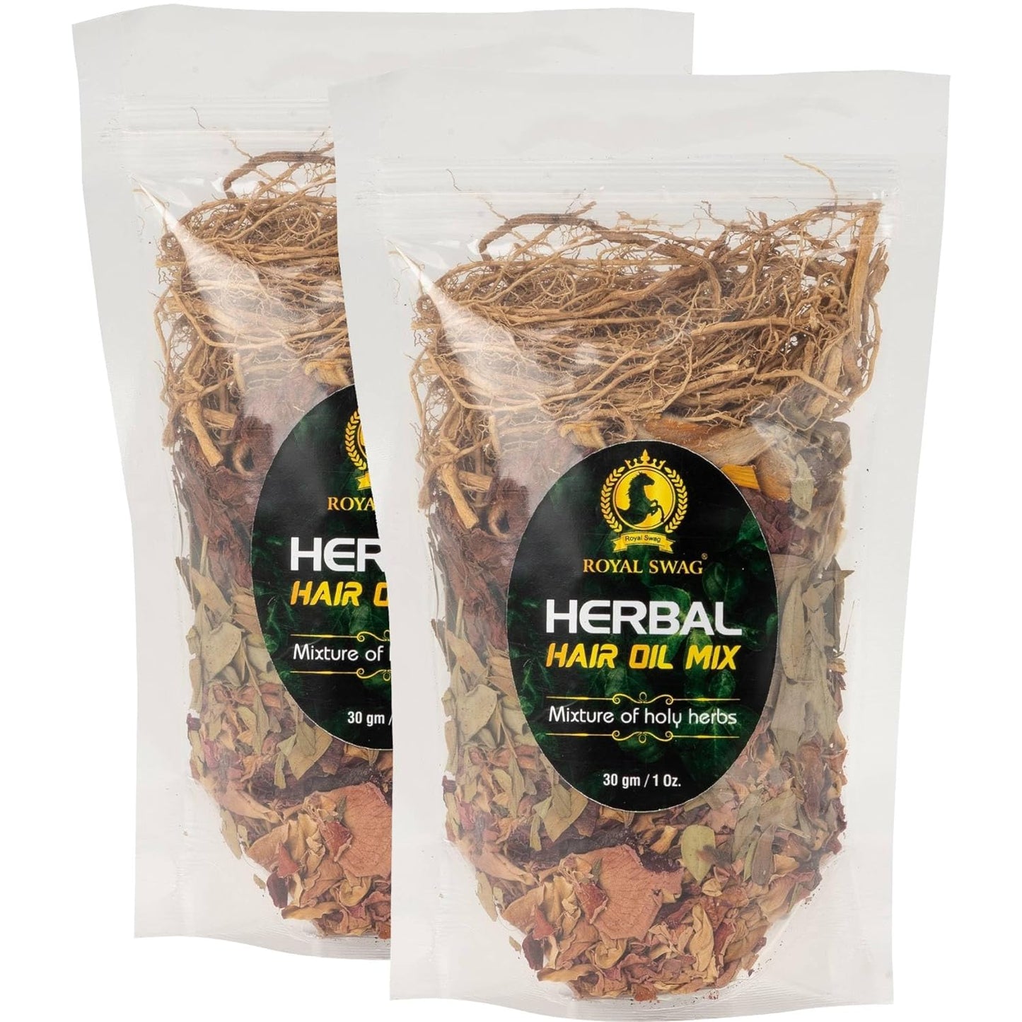 Herbal Hair Oil Mix of Vital Herbs Dried Hair Oil Mixture Essential Herbs for Thick Long Hair (30 gram) for Hair Nourishment (Pack Of 2)