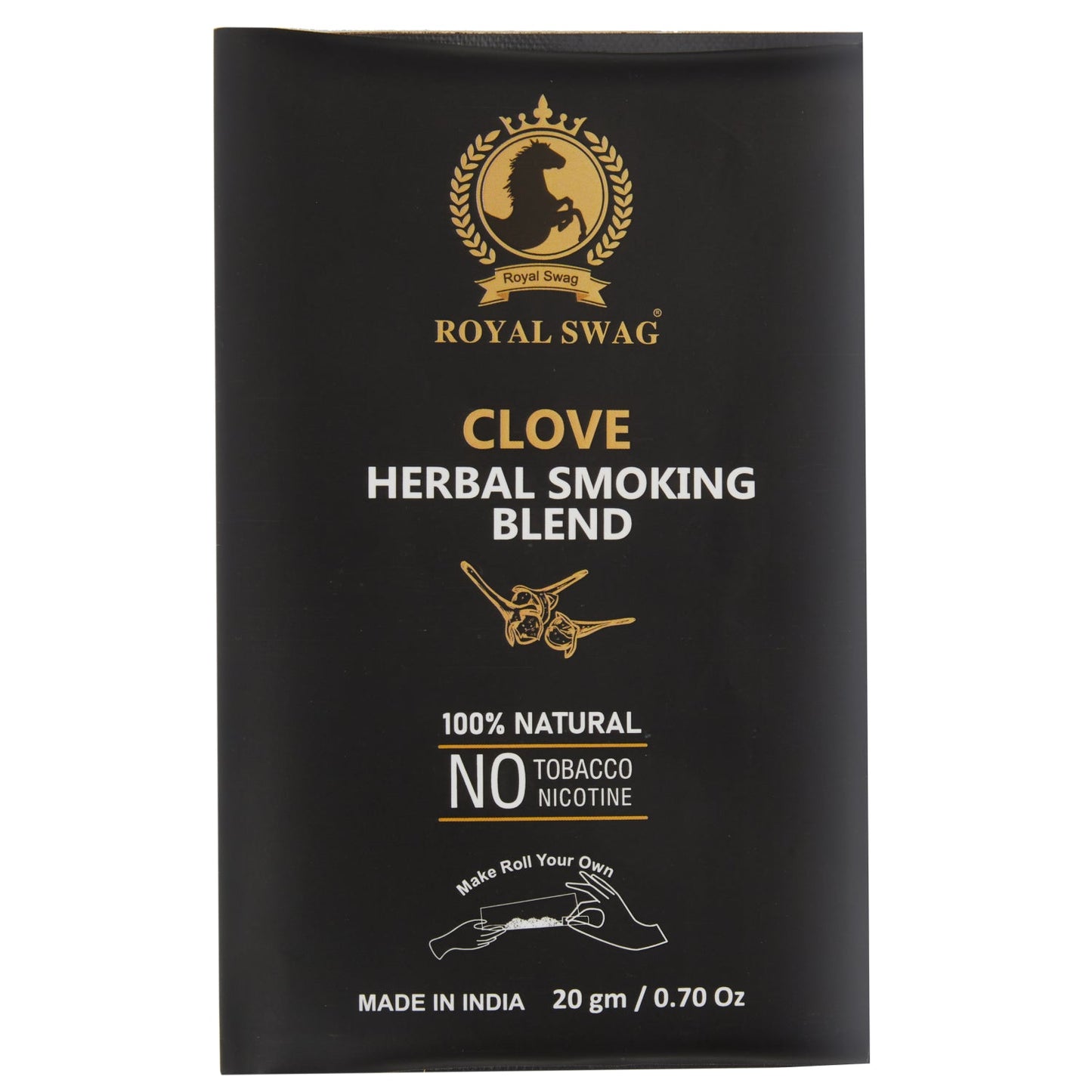 100% Tobacco & Nicotine Free Smoking Mixture Blend (20 gram) Clove Flavour