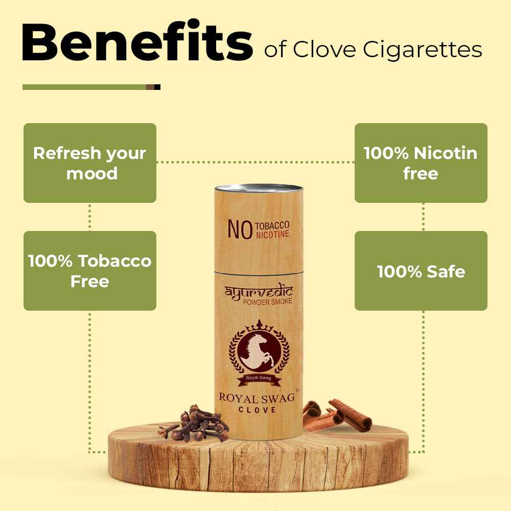 Herbal Cigarette Combo Pack of Clove, Mint and Frutta Flavour (50 Stick Each) | Tobacco Free 150 Sticks