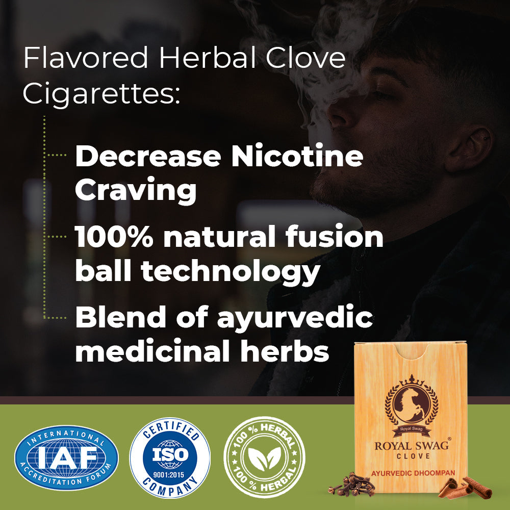 Ayurvedic Herbal Filtered Long Bidi - 20 Sticks Packet